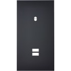 MODELEC - Façade Confidence Laiton Noir Mat Double Verticale B1 U1
