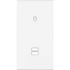 MODELEC - Façade Confidence Laiton Blanc Mat Double Verticale B1 U1