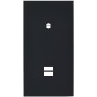 MODELEC - Façade Désir Noir Mat Double Verticale B1 U1