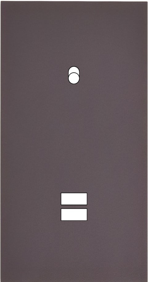 MODELEC - Façade Désir Anthracite Mat Double Verticale B1 U1