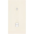 MODELEC - Façade Désir Ivoire Mat Double Verticale B1 U1
