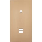 MODELEC - Façade Désir Doré Mat Double Verticale B1 U1
