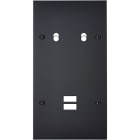 MODELEC - Façade Confidence Laiton Noir Mat Double Verticale B2 U1 à Vis