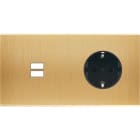 MODELEC - Façade Confidence Laiton Brosse Double Horizontale U1 PCK