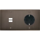 MODELEC - Façade Confidence Laiton Canon De Fusil Double Horizontale U1 PCK à Vis