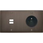 MODELEC - Façade Confidence Laiton Canon De Fusil Double Horizontale U1 PC à Vis