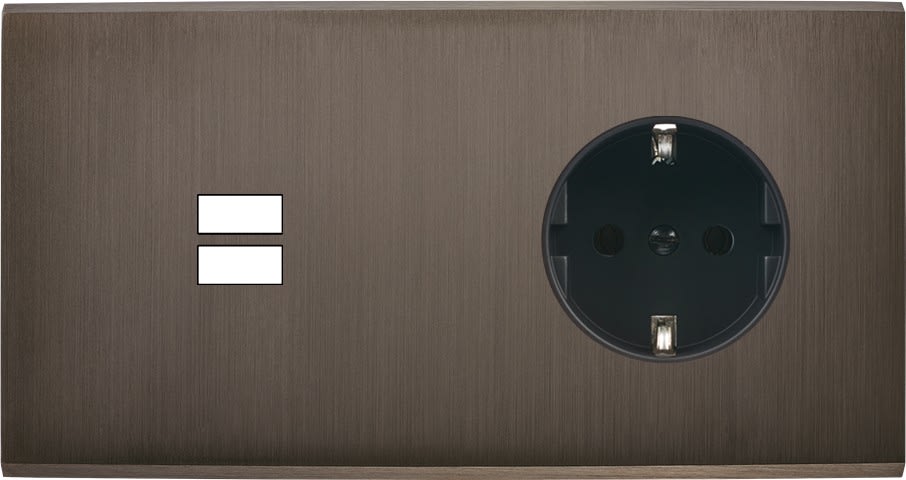 MODELEC - Façade Confidence Laiton Canon De Fusil Double Horizontale U1 PCK