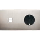 MODELEC - Façade Confidence Laiton Nickel Satine Double Horizontale U1 PCK