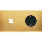 MODELEC - Façade Confidence Laiton Satine Double Horizontale U1 PCK