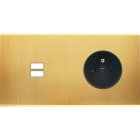 MODELEC - Façade Confidence Laiton Satine Double Horizontale U1 PC