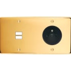 MODELEC - Façade Confidence Laiton Or Miroir Double Horizontale U1 PC à Vis