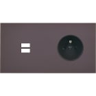 MODELEC - Façade Désir Anthracite Mat Double Horizontale U1 PC