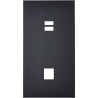 MODELEC - Façade Confidence Laiton Noir Mat Double Verticale U1 M1