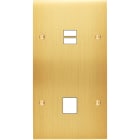 MODELEC - Façade Confidence Laiton Satine Double Verticale U1 M1 à Vis