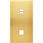 MODELEC - Façade Confidence Laiton Satine Double Verticale U1 M1