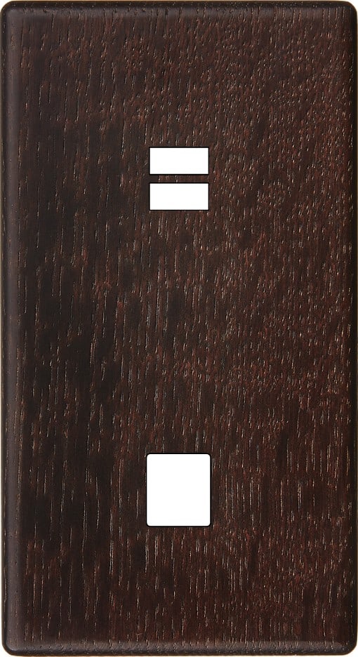 MODELEC - Façade Hitera Chene Fonce Double Verticale U1 M1