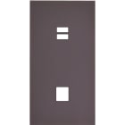 MODELEC - Façade Désir Anthracite Mat Double Verticale U1 M1