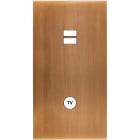 MODELEC - Façade Confidence Laiton Vieux Bronze Double Verticale U1 C1