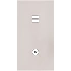 MODELEC - Façade Désir Gris Perle Mat Double Verticale U1 C1