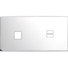 MODELEC - Façade Confidence Laiton Chrome Double Horizontale M1 U1