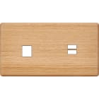 MODELEC - Façade Hitera Chene Clair Double Horizontale M1 U1