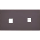 MODELEC - Façade Désir Anthracite Mat Double Horizontale M1 U1