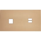 MODELEC - Façade Désir Doré Mat Double Horizontale M1 U1