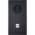 MODELEC - Façade Confidence Laiton Noir Mat Double Verticale PC U1