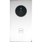 MODELEC - Façade Confidence Laiton Chrome Double Verticale PC U1