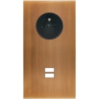 MODELEC - Façade Confidence Laiton Vieux Bronze Double Verticale PC U1