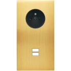 MODELEC - Façade Confidence Laiton Satine Double Verticale PC U1