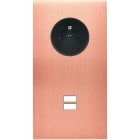 MODELEC - Façade Confidence Laiton Cuivre Satine Double Verticale PC U1