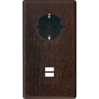 MODELEC - Façade Hitera Chene Fonce Double Verticale PCK U1