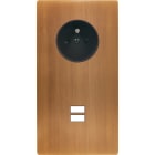 MODELEC - Façade "M" Laiton Vieux Bronze Double Verticale 1 Prise 1 Chargeur USB magnétiq