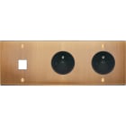 MODELEC - Façade Confidence Laiton Vieux Bronze Triple Horizontale M1 PC Pc à Vis