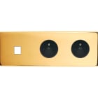 MODELEC - Façade Confidence Laiton Or Miroir Triple Horizontale M1 PC Pc A Magnetique