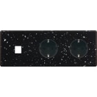 MODELEC - Façade Hitera Terrazzo Noir Triple Horizontale M1 PCK Pck