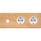 MODELEC - Façade Hitera Chene Clair Triple Horizontale M1 PCK Pck