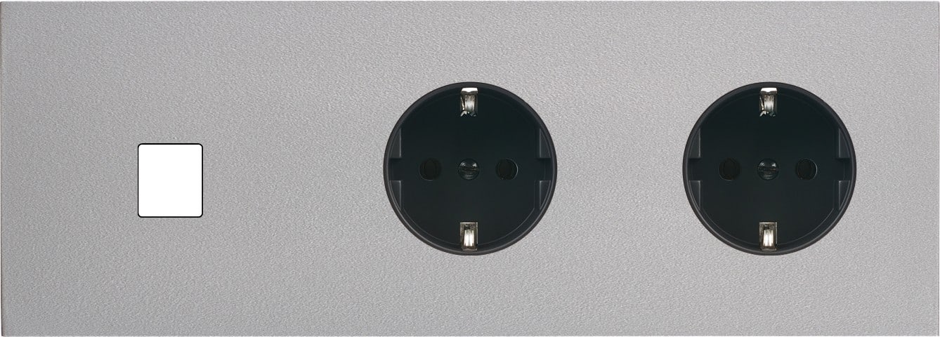 MODELEC - Façade Désir Alu Mat Triple Horizontale M1 PCK Pck