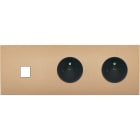 MODELEC - Façade Désir Doré Mat Triple Horizontale M1 PC Pc