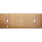 MODELEC - Façade Confidence Laiton Vieux Bronze Triple Horizontale B1 B1 B1 à Vis
