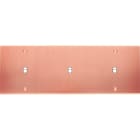 MODELEC - Façade Confidence Laiton Cuivre Satine Triple Horizontale B1 B1 B1 à Vis