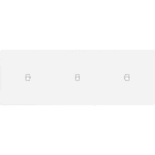 MODELEC - Façade Confidence Laiton Blanc Email Triple Horizontale B1 B1 B1