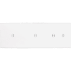 MODELEC - Façade Confidence Laiton Blanc Triple Horizontale B1 B1 B2