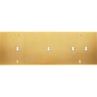 MODELEC - Façade Confidence Laiton Satine Triple Horizontale B1 B1 B2 à Vis