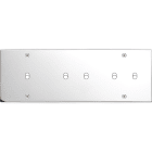 MODELEC - Façade Confidence Laiton Chrome Triple Horizontale B1 B2 B2 à Vis