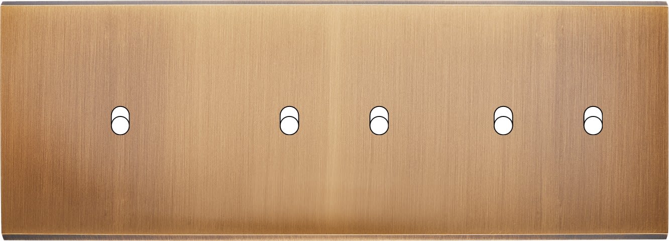 MODELEC - Façade Confidence Laiton Vieux Bronze Triple Horizontale B1 B2 B2