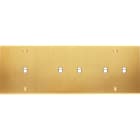 MODELEC - Façade Confidence Laiton Satine Triple Horizontale B1 B2 B2 à Vis