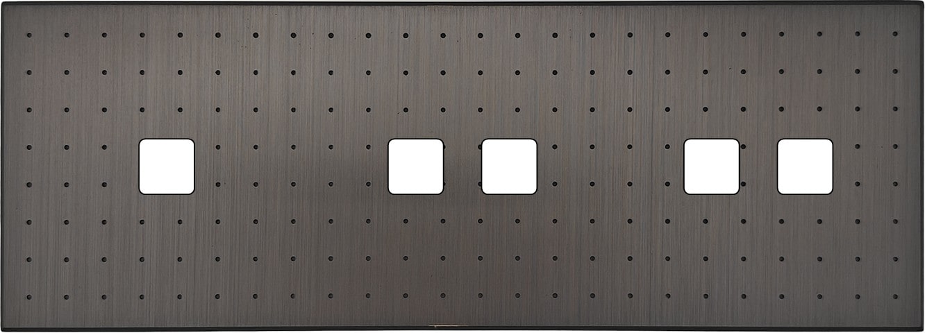 MODELEC - Façade Empreintes POINT Canon Fusil Triple Horiz 1 bouton 2 boutons 2 boutons M