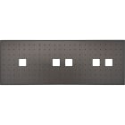 MODELEC - Façade Empreintes POINT Canon Fusil Triple Horiz 1 bouton 2 boutons 2 boutons M